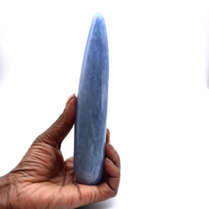 Blue calcite stick