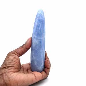 Blue calcite massage stick
