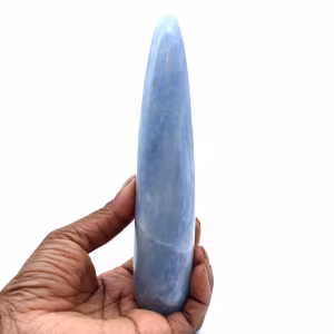 Blue calcite massage stick