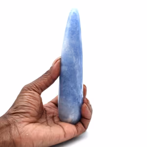 Blue calcite stick