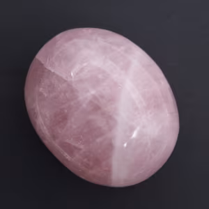 Rose quartz pebble