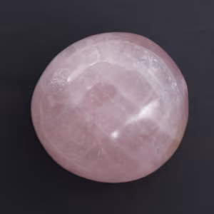 Rose quartz pebble
