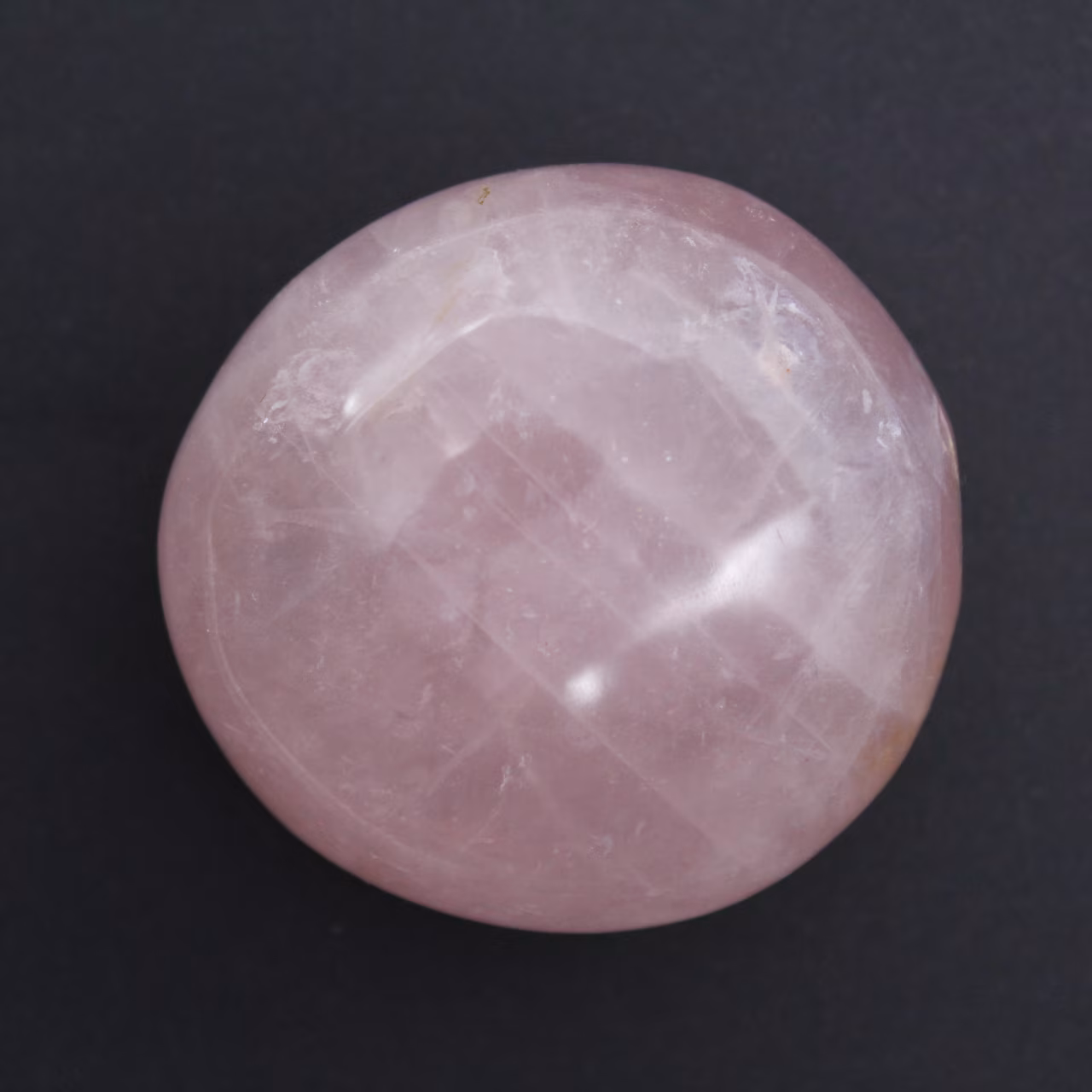 Rose quartz pebble