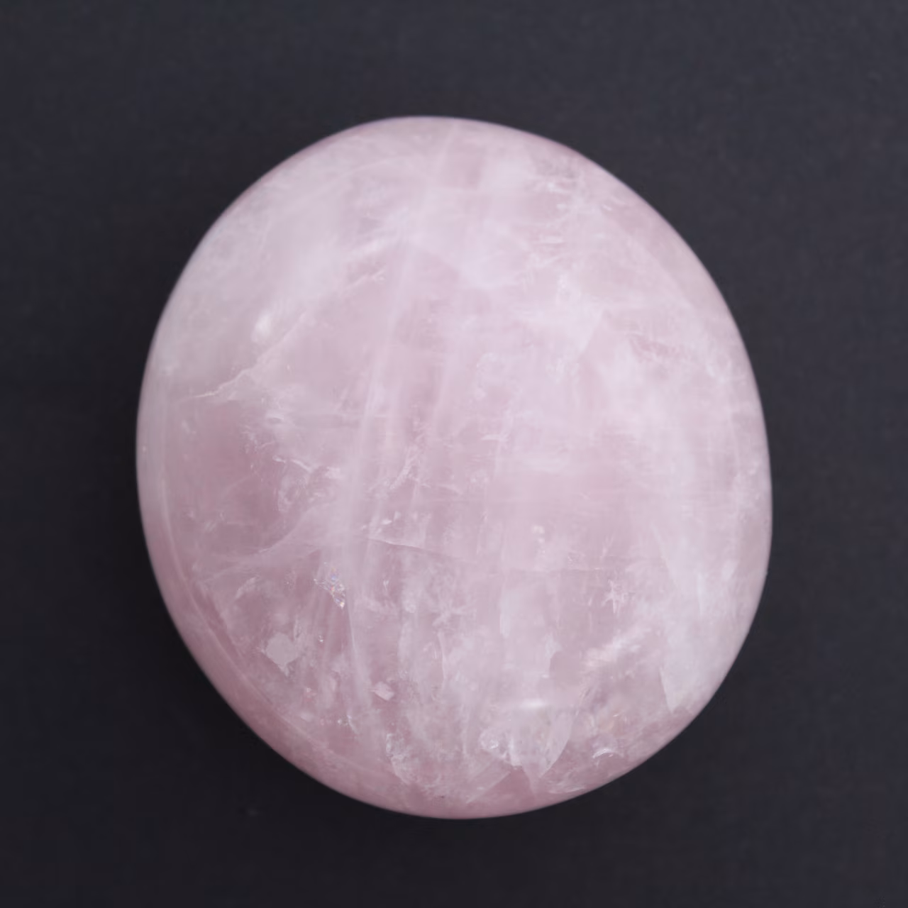 Rose quartz pebble