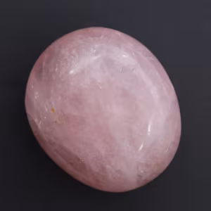 Rose quartz pebble