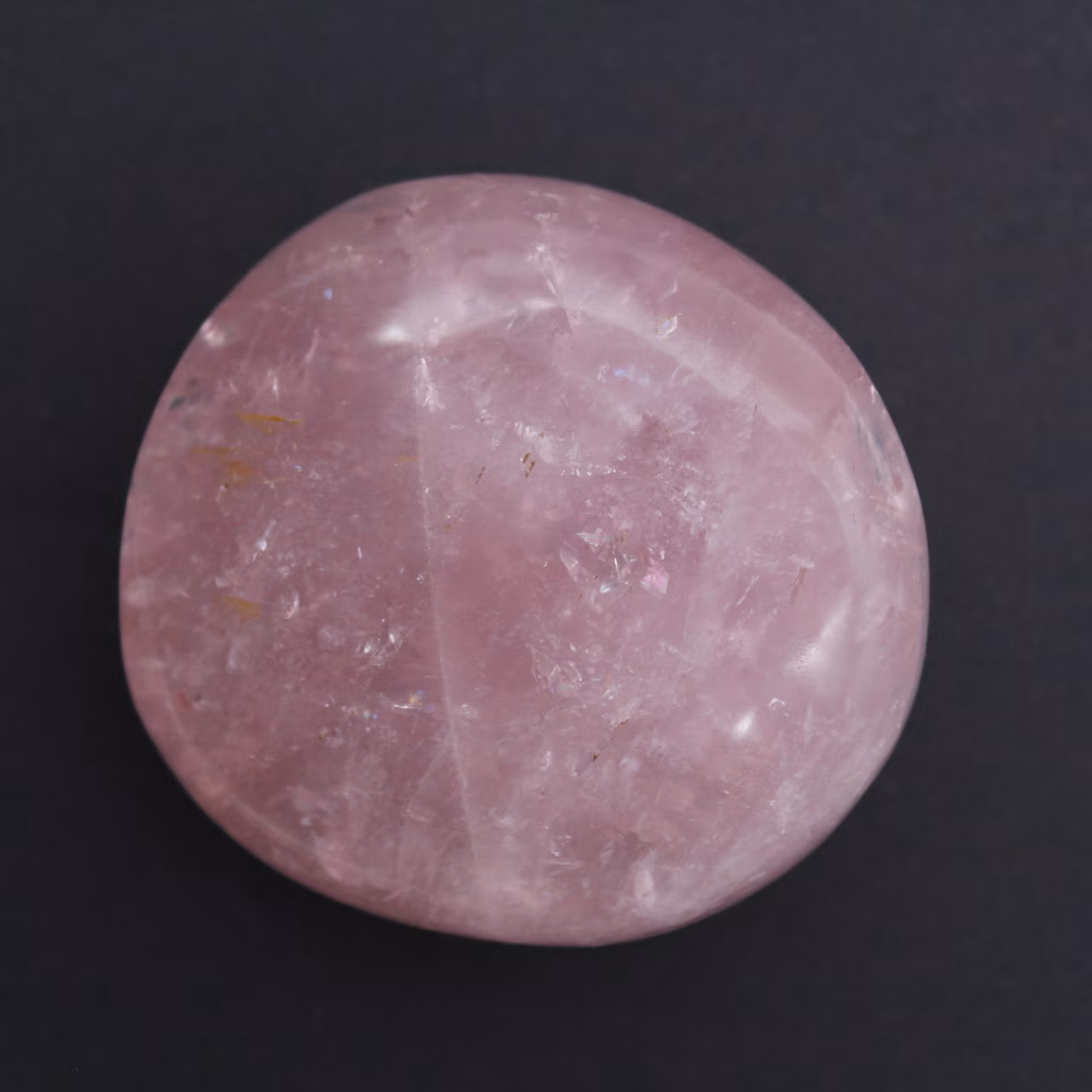 Rose quartz pebble