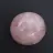 Rose quartz pebble
