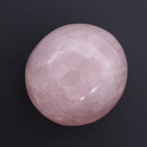 Rose quartz pebble