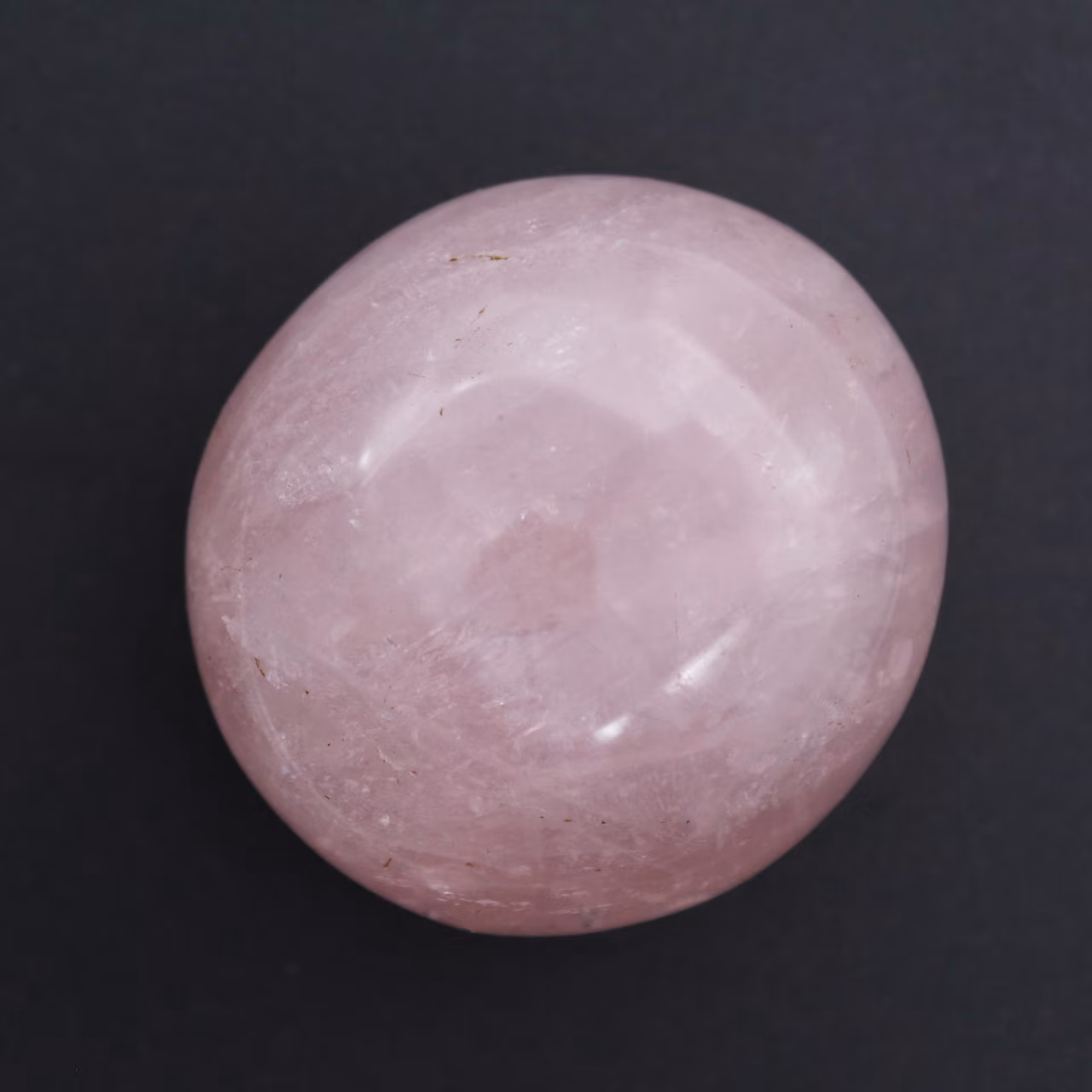 Rose quartz pebble