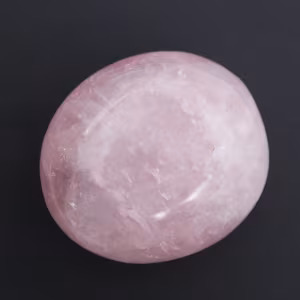Rose quartz pebble