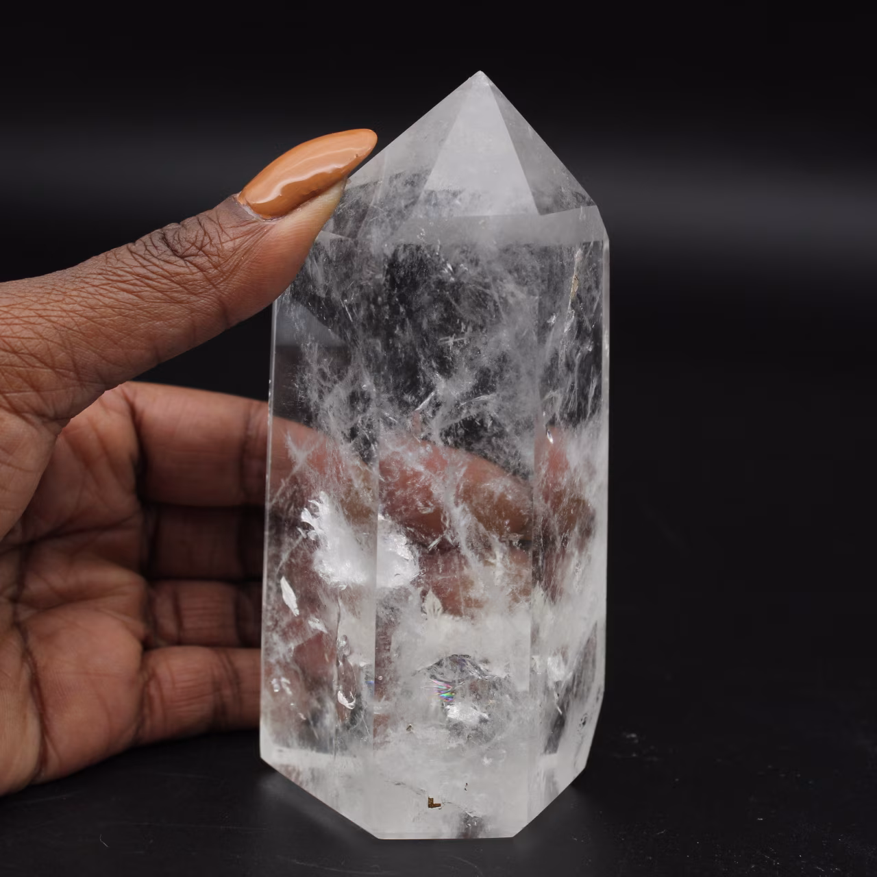 Crystal Quartz Prism from Madagascar
