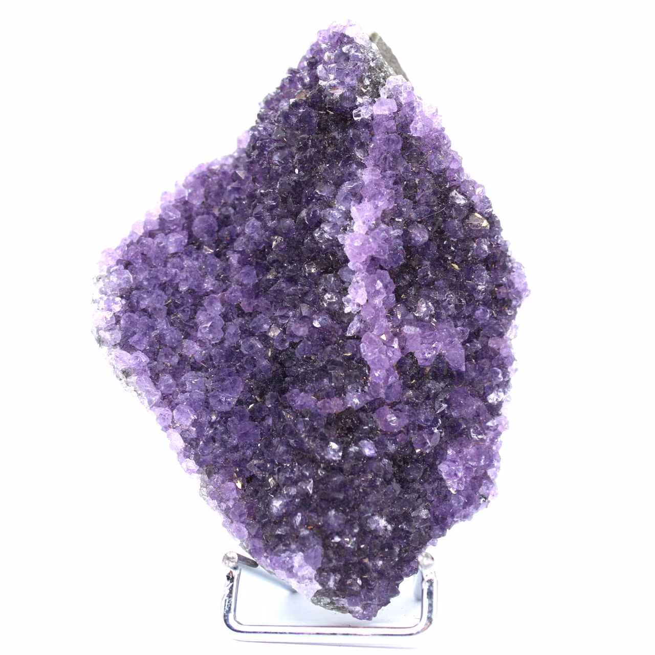 Crystallized amethyst from uruguay
