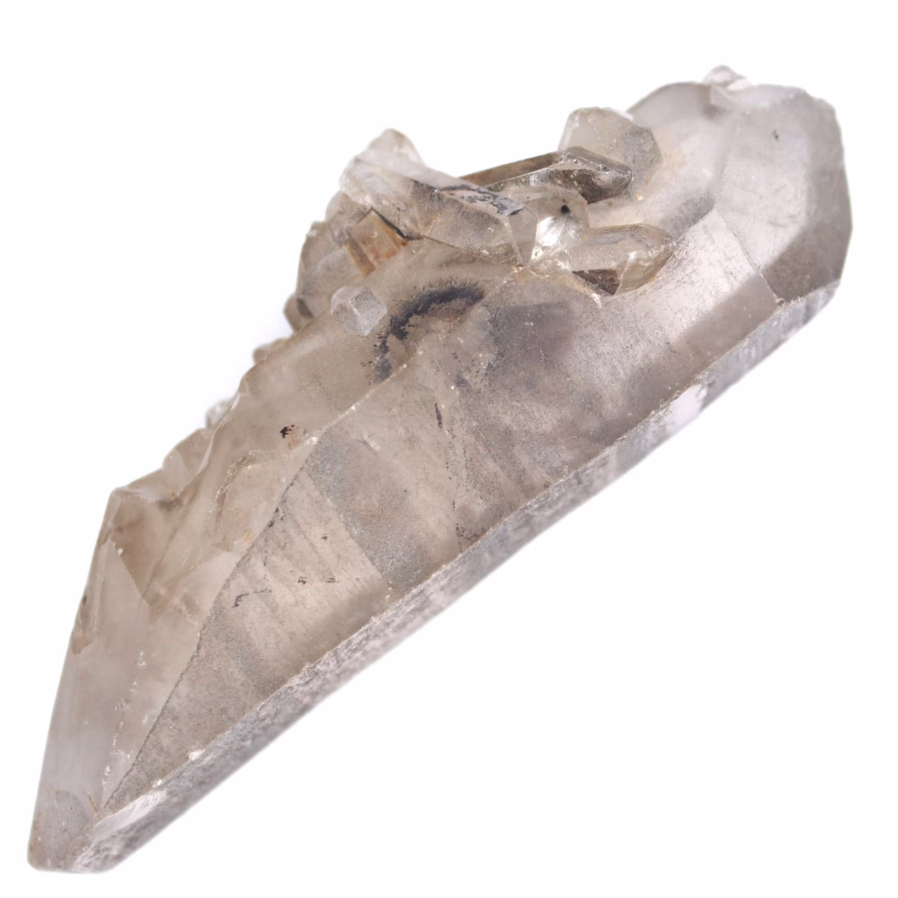 Bi-Terminated Smoky Quartz Crystal