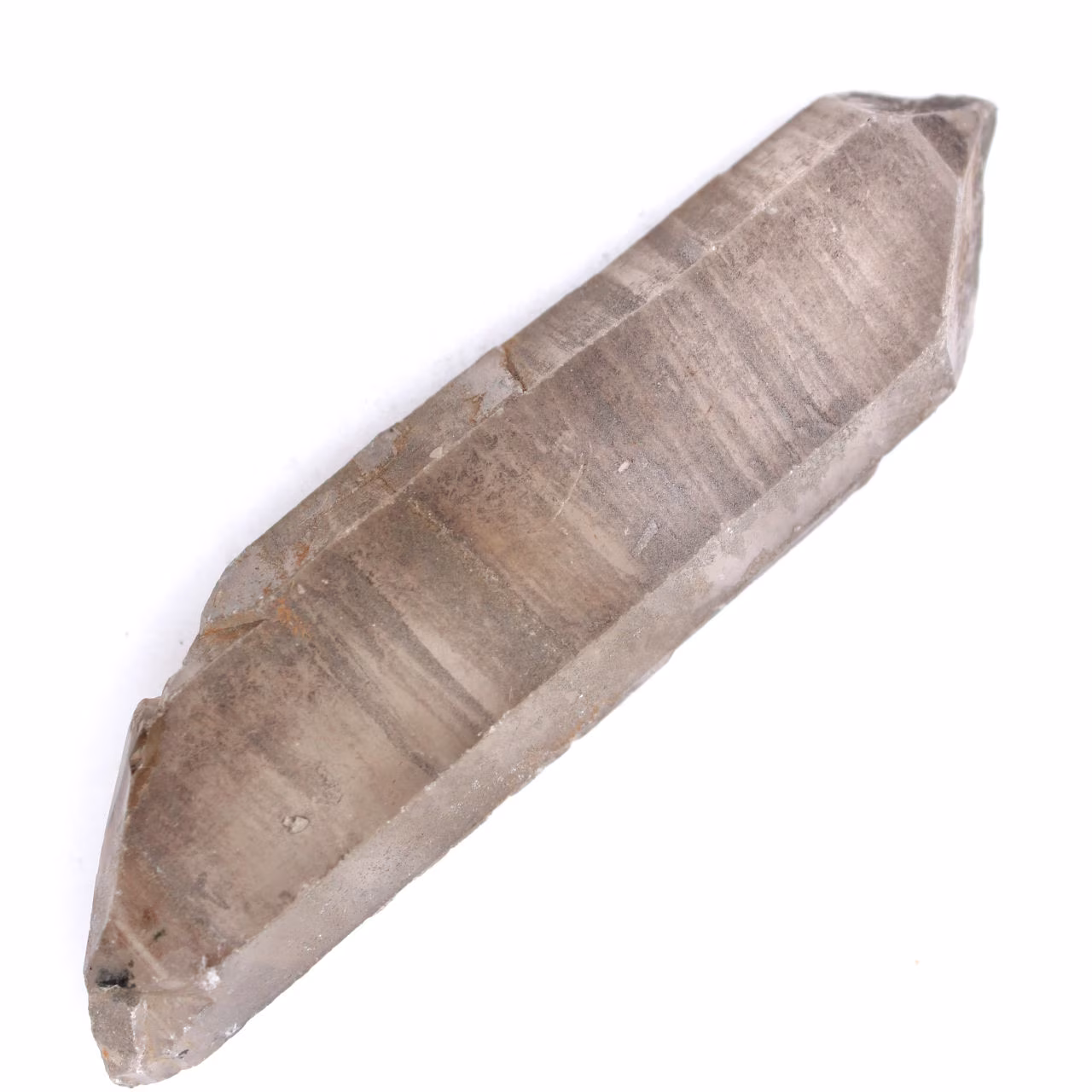 Bi-Terminated Smoky Quartz Crystal