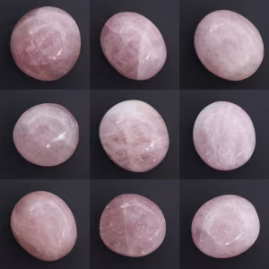 Rose quartz pebble