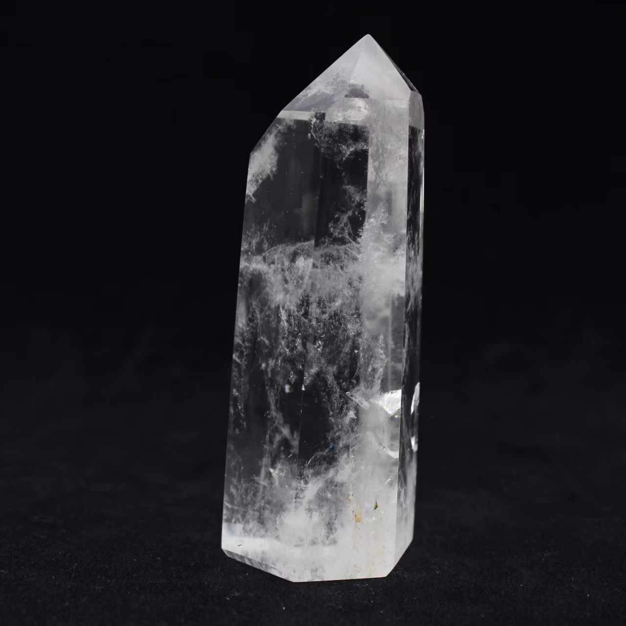 Quartz prism rock crystal
