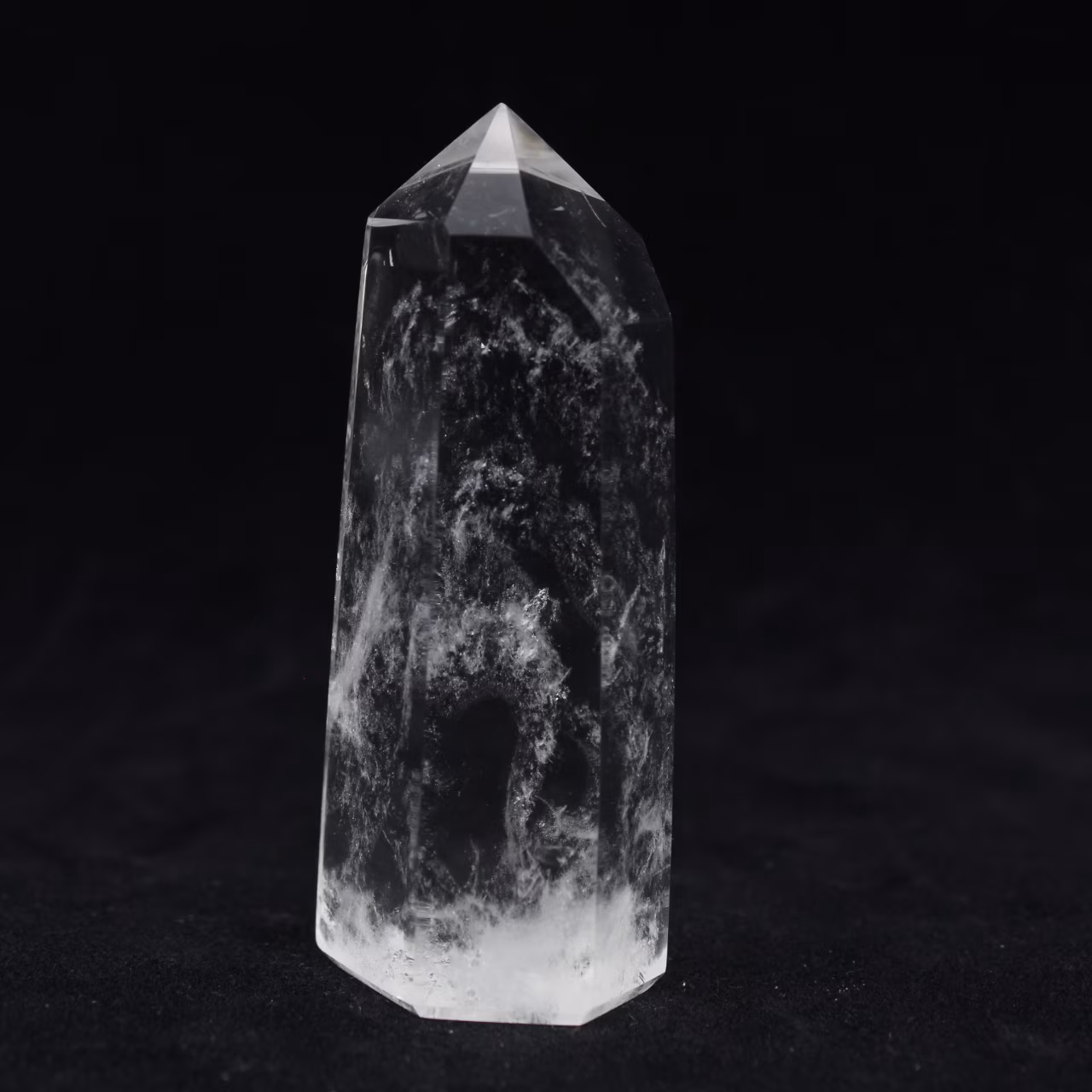 Rock crystal prism