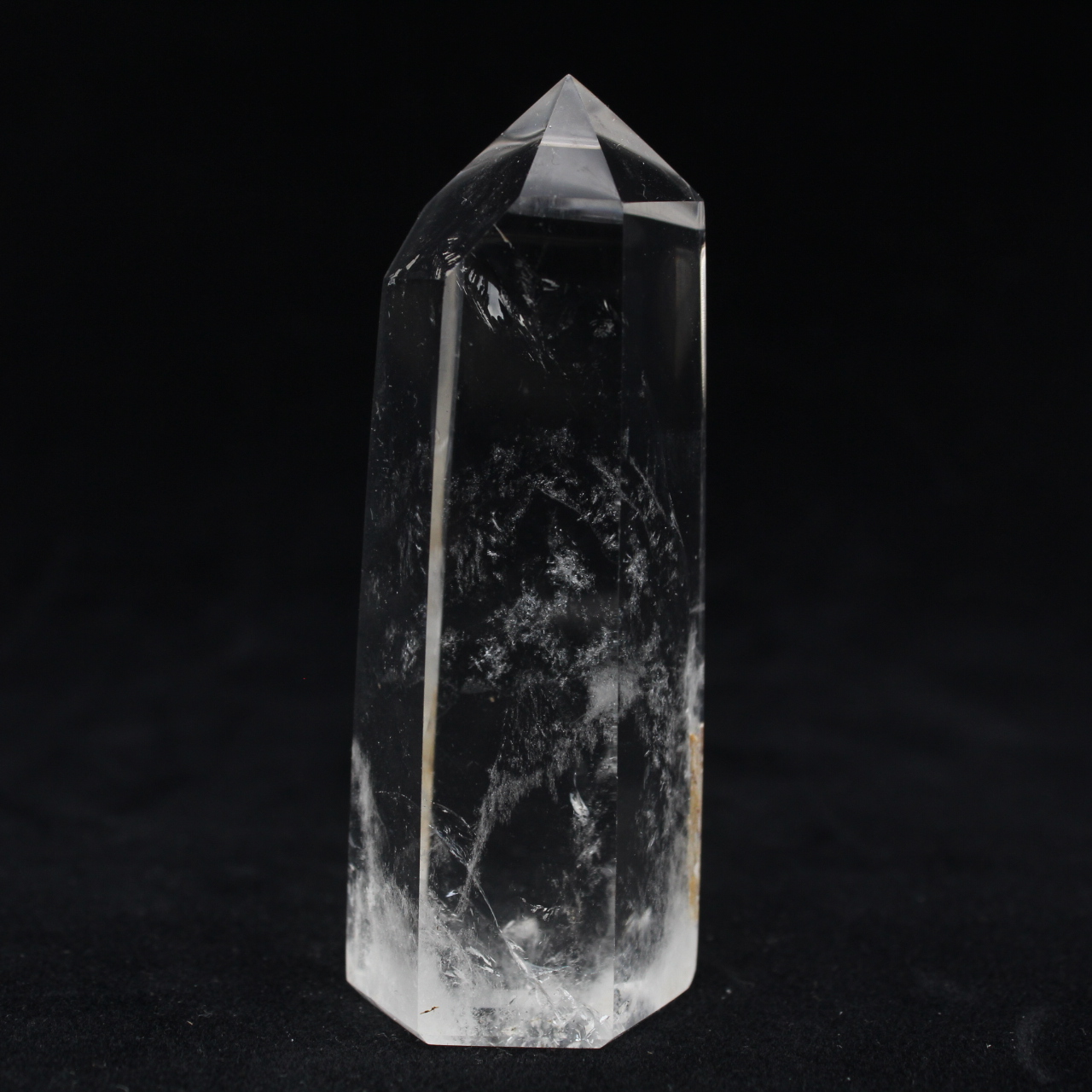Rock crystal prism from Madagascar