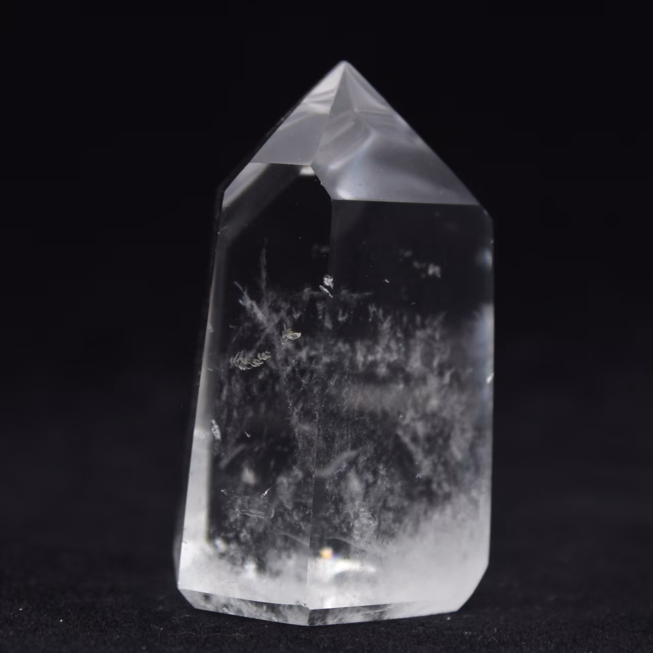 Quartz prism rock crystal