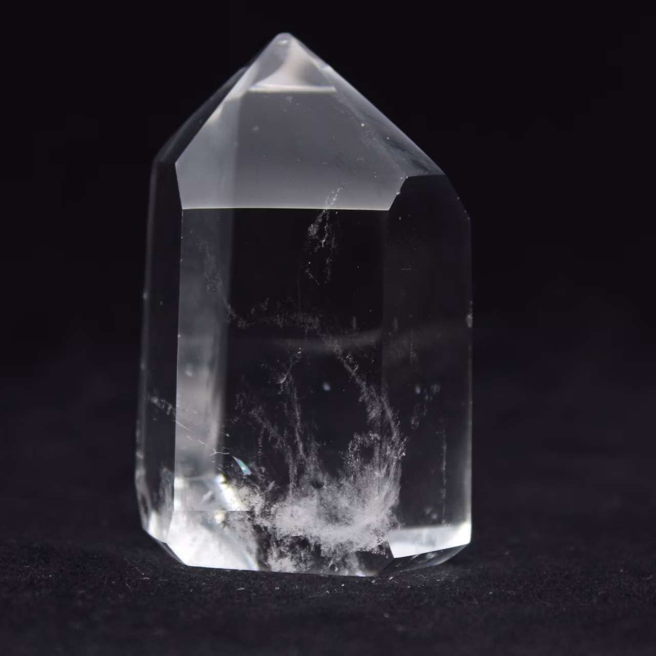 Rock crystal prism