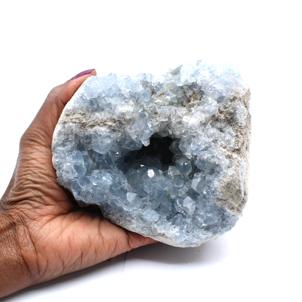 Crystallized celestite