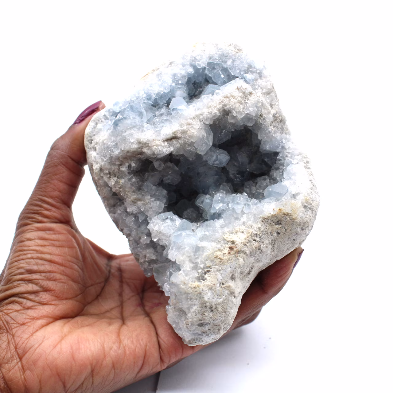 Crystallized Celestite Geode