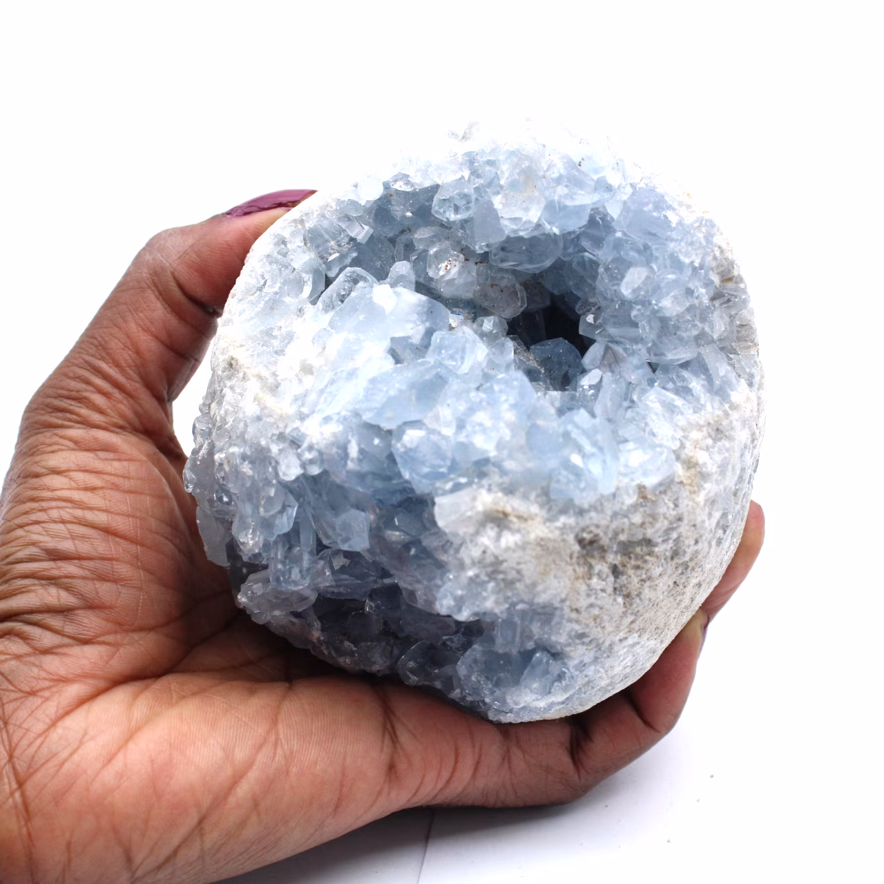 Celestite geode