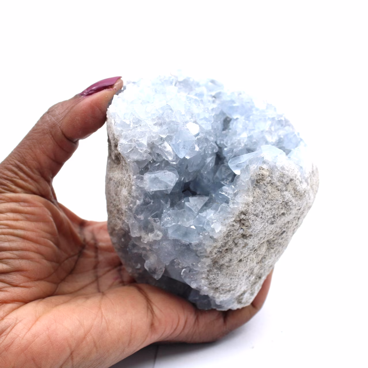 Celestite Crystals from Madagascar