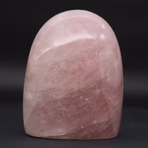 Collectible natural rose quartz