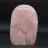 Free form rose quartz