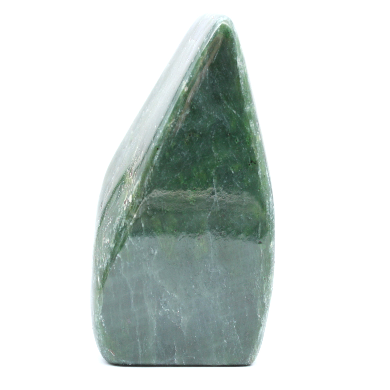 Jade nephrite polished stone