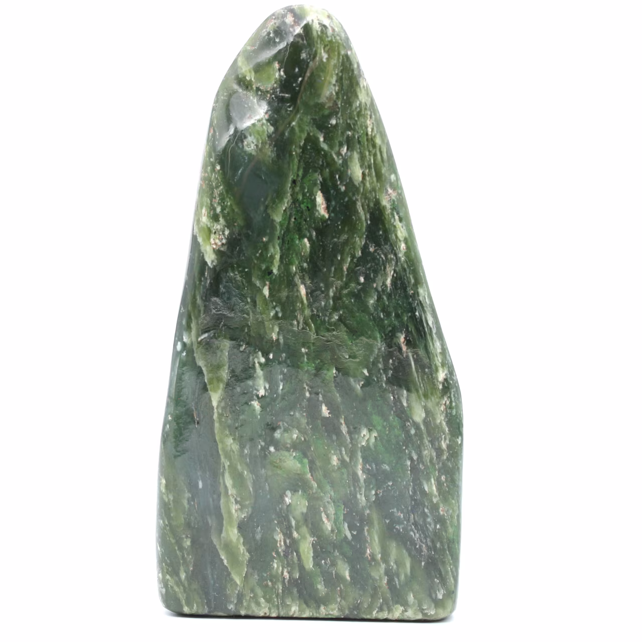 Nephrite jade polished stone