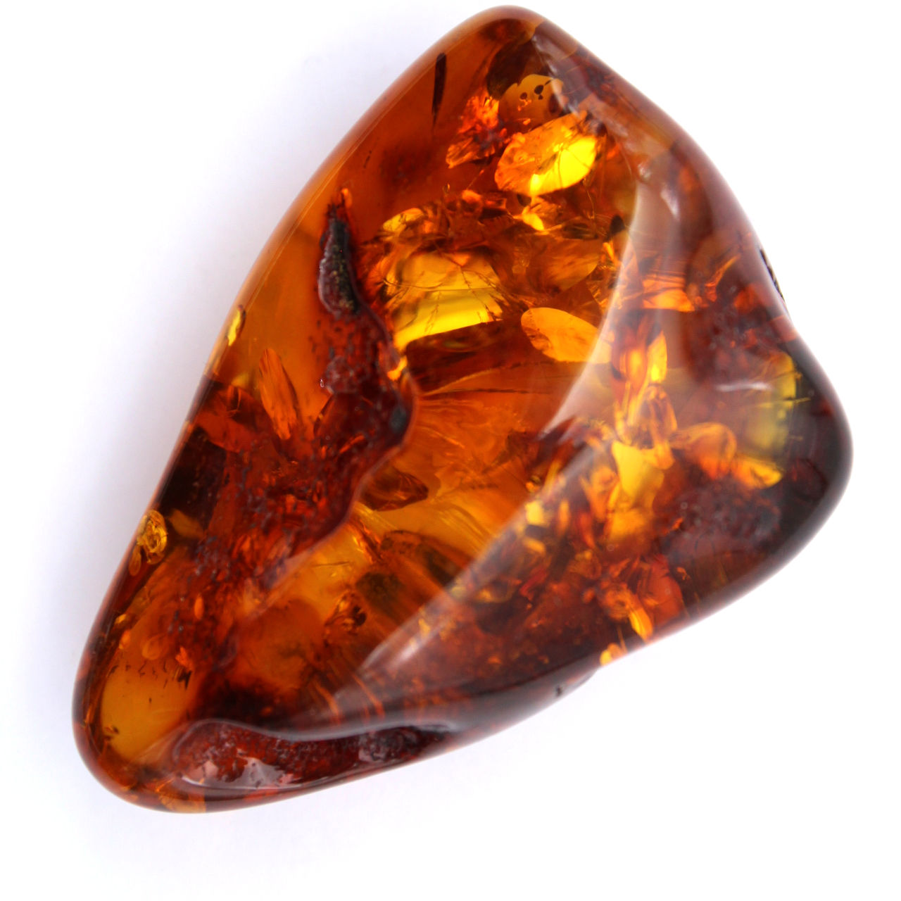 Natural yellow amber