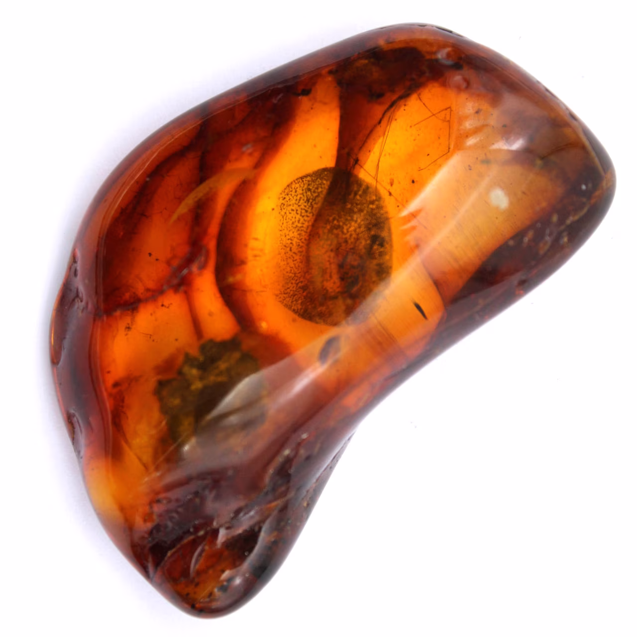 Natural yellow amber