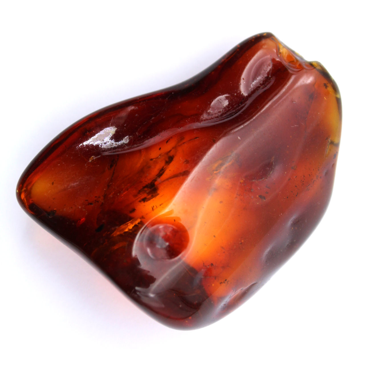 Polished amber