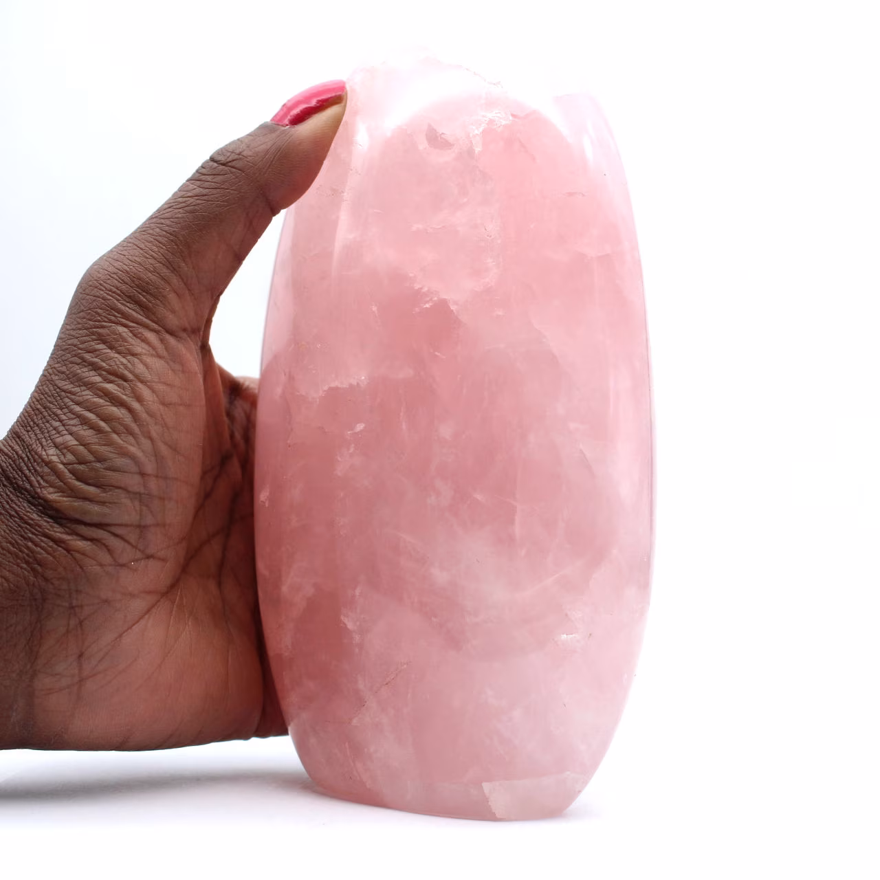 Natural rose quartz