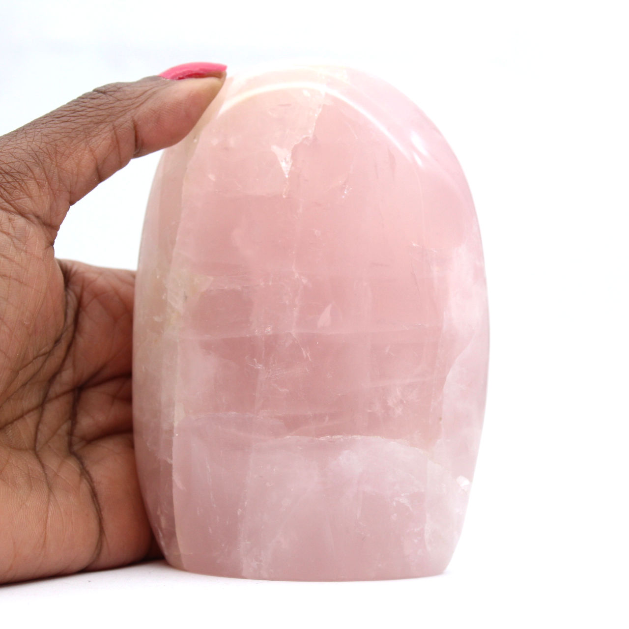 Natural ornamental rose quartz