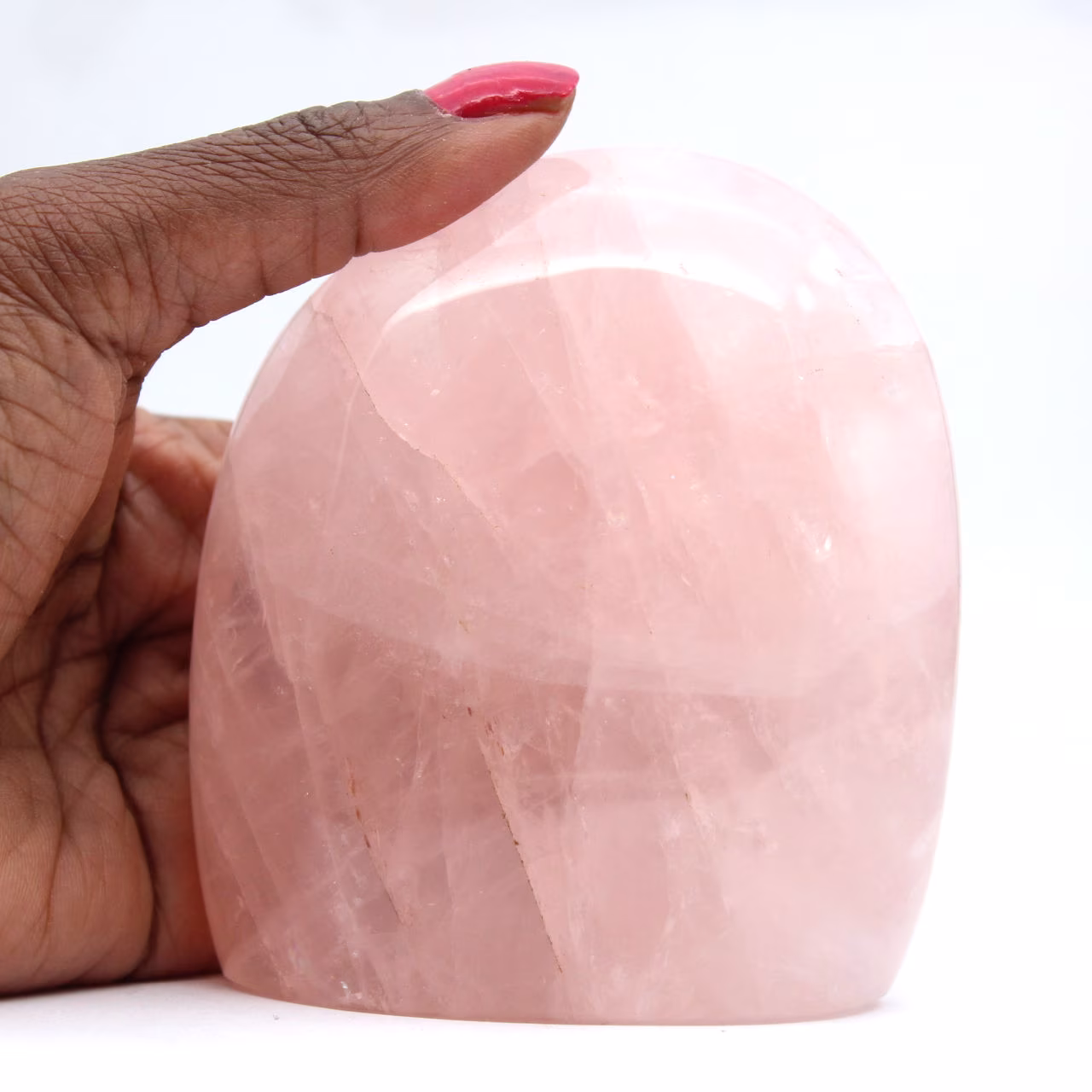 Natural rose quartz