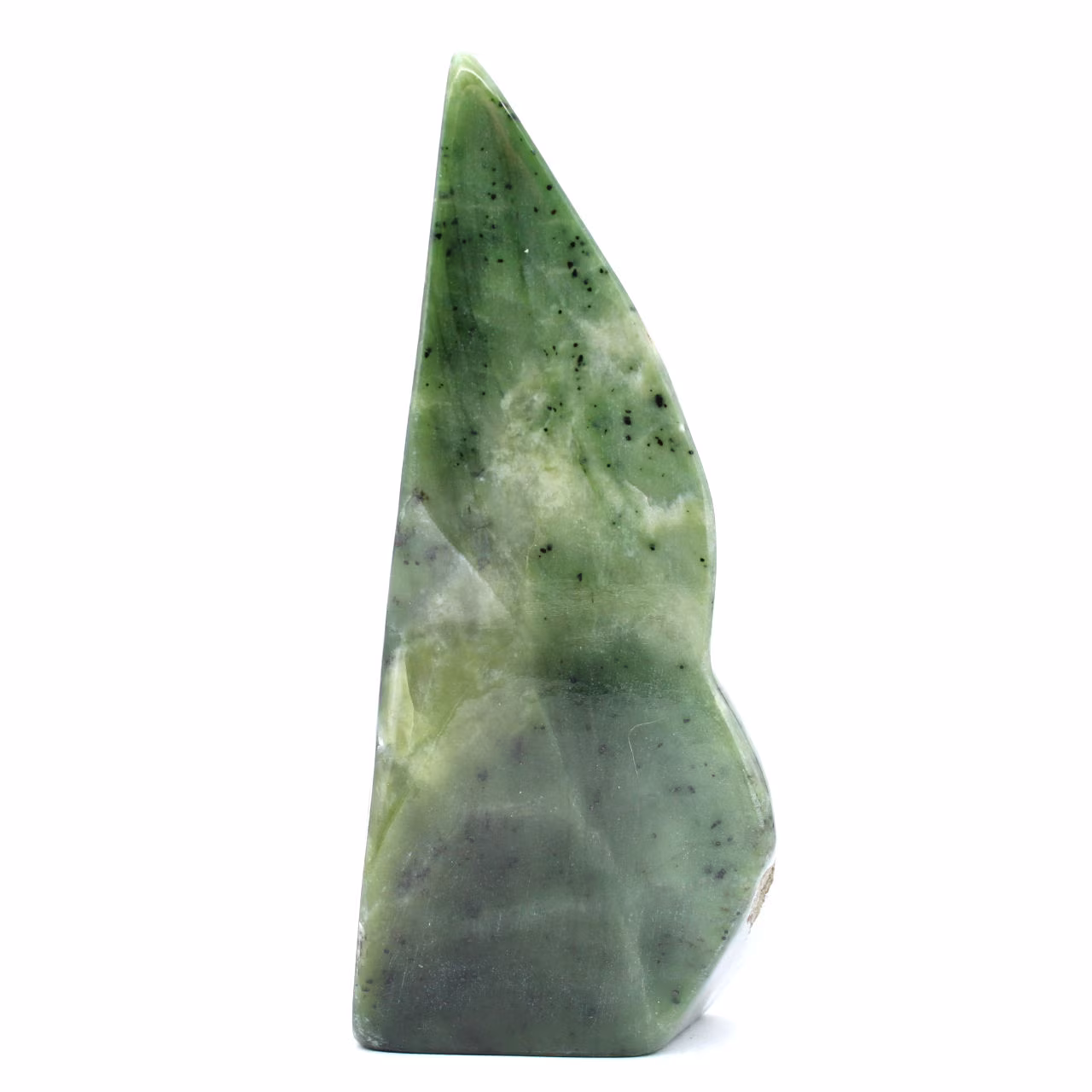 Decorative polished nephrite jade