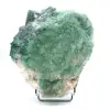 Green fluorite cubes on gangue - 1