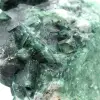 Green fluorite cubes on gangue - 6