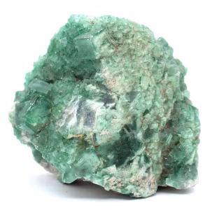 Cubic crystallization of fluorite from madagascar