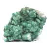 Raw green fluorite crystals on gangue - 0