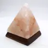 Himalayan Pink Salt Pyramid Lamp - 1