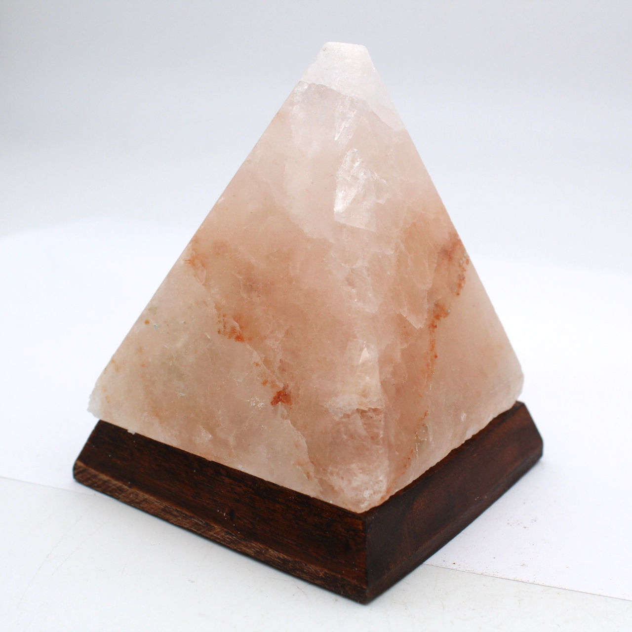 Himalayan Pink Salt Pyramid Lamp