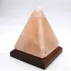 Himalayan Pink Salt Pyramid Lamp - 0