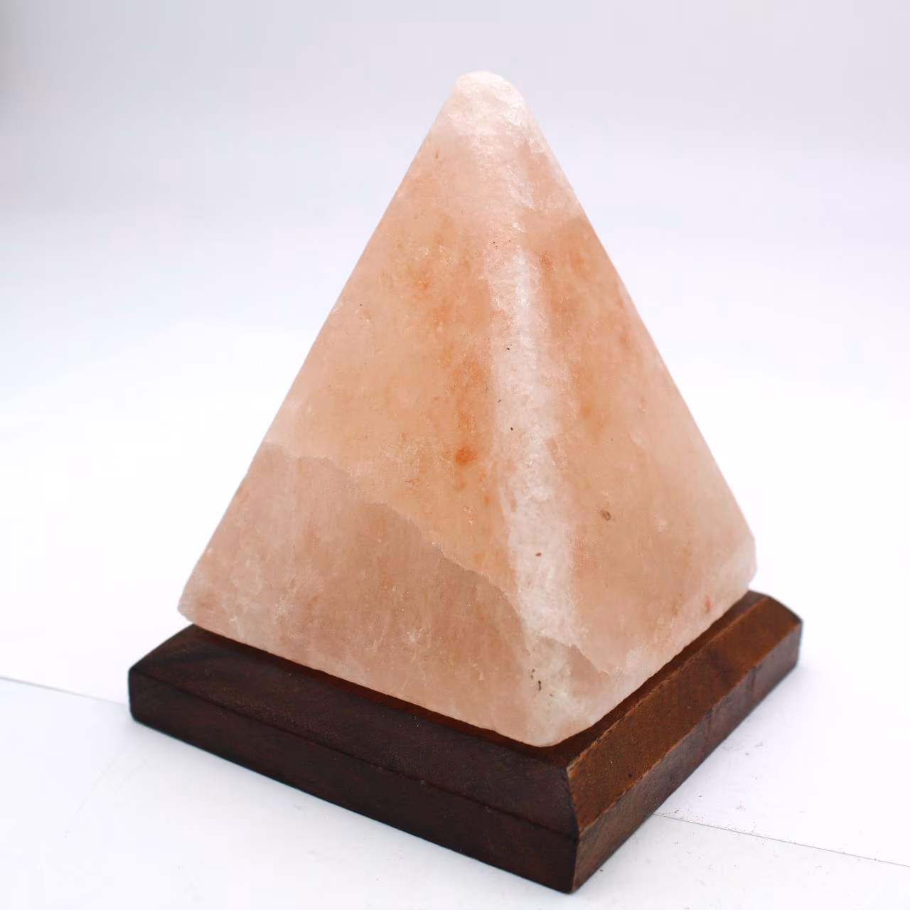 Himalayan Pink Salt Pyramid Lamp