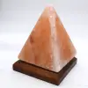 Himalayan Pink Salt Pyramid Lamp - 0
