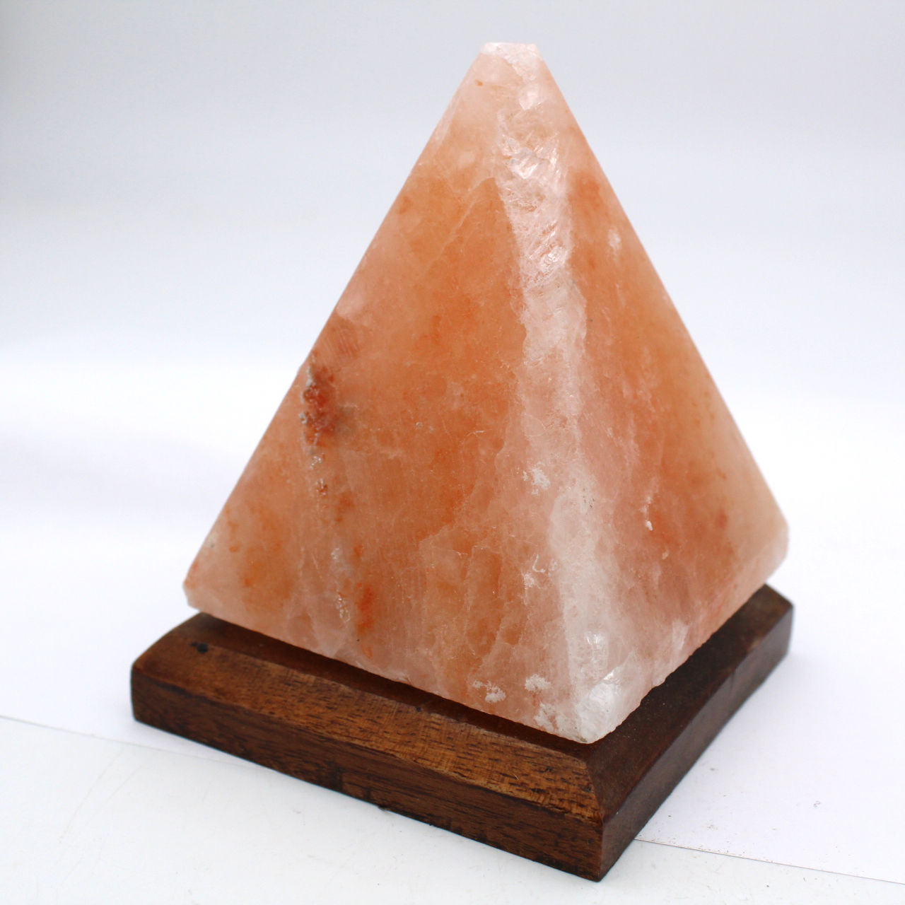 Himalayan Pink Salt Pyramid Lamp