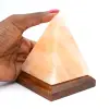 Himalayan Pink Salt Pyramid Lamp - 2